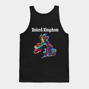 Psychedelic United Kingdom Tank Top